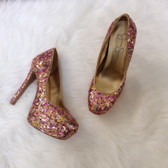 Jessica Simpson Shoes - Jessica Simpson Devin Sequin Heels
